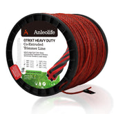 A ANLEOLIFE carrete frontal rojo, muestra capacidad y visibilidad