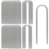 AAGUT estacas U 12" frontal mostrando paquete y acabado resistente