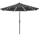 ABCCANOPY vista frontal del parasol 11ft con sombra amplia y diseño elegante