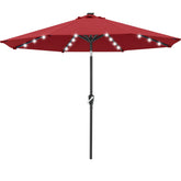 ABCCANOPY vista frontal del parasol mostrando cobertura y brillo