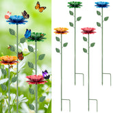 Abtanx paquete frontal cuatro bebederos florales mostrando colores llamativos y atractivo