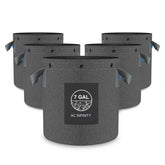 AC Infinity vista frontal de la maceta 7 galones para cultivo, resistente y aireada