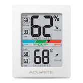 AcuRite vista frontal con pantalla clara y lectura rápida