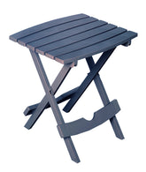 Adams mesa Quik-Fold vista frontal, diseño estable y elegante