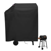 Agustone funda frontal cubriendo Char-Griller E1515 con ajuste ceñido