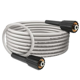 Ahuliao manguera frontal con empaque mostrando compatibilidad Ryobi y longitud