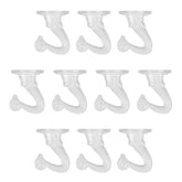 Aidoclip gancho de techo frontal mostrando diseño y estabilidad