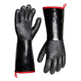 Aillary guantes parrilla frontal mostrando protección completa y agarre seguro