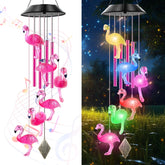 AIONASA campana flamingo vista frontal con diseño decorativo y sonido agradable