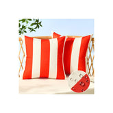 Allorry funda frontal rayas naranja rojo muestra vibrante y resistente