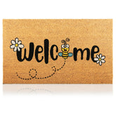 AMARU DOOR MATS felpudo frontal con abeja, bienvenida atractiva