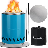 AmazStove vista frontal del fogón de mesa, portátil y elegante