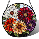 AMDERVEN dahlia vista frontal mostrando colores vibrantes y atractivo decorativo