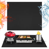 Amerbro vista frontal del producto protegiendo mesa, protección fiable