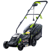 American Lawn Mower vista frontal mostrando tamaño compacto y maniobrabilidad