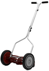 American Lawn Mower Company vista frontal del cortacésped, maniobrabilidad mejorada