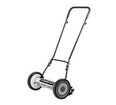 American Lawn Mower vista frontal del cortacésped, diseño compacto y maniobrable