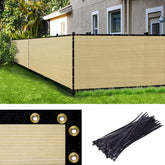 Amgo vista frontal del rollo beige mostrando cobertura y longitud