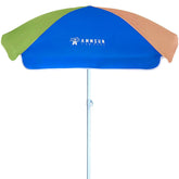 AMMSUN vista frontal de la sombrilla infantil mostrando cobertura y diseño