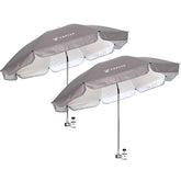 AMMSUN vista frontal del pack de 2 sombreado portátil, protección UPF50+
