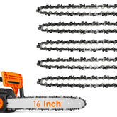 ANCKNE cadena frontal 16" empaquetada mostrando ajuste rápido