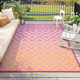 Anidaroel alfombra frontal 8x10 mostrando diseño ombré y borde resistente