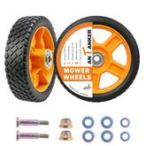 Antanker rueda 7" frontal con empaque, reemplazo rápido y fiable