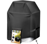 Aoretic vista frontal de la funda 40" protegiendo la parrilla y evitando lluvia