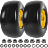 AR-PRO rueda frontal ensamblaje 13x6.50-6 mostrando ajuste fiable