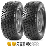 AR-PRO rueda frontal 15x6-6 vista frontal mostrando construcción sólida y ajuste