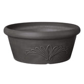 Arcadia maceta PSW vista frontal, diseño carbón oscuro, aporta centro decorativo