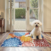 Arenarug alfombra exterior frontal mostrando colores vibrantes y durabilidad