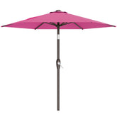 AreShark vista frontal del dosel rosa mostrando sombra amplia