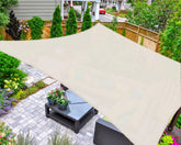 AsterOutdoor vista frontal del toldo rectangular que ofrece sombra amplia