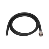 atadbtae manguera frontal 3/4" FHT negra mostrando longitud y acabado beneficioso