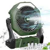 Ausic vista frontal del ventilador mostrando diseño portátil y control fácil