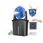 Ausic vista frontal con depósito 9L mostrando capacidad y diseño portátil