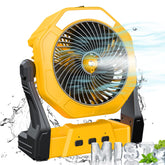Ausic vista frontal del ventilador portátil mostrando diseño y depósito, refresco inmediato