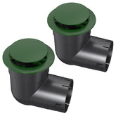 Avanhitch emisor frontal mostrando la tapa baja y ajuste seguro