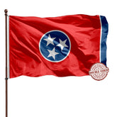AXJBW bandera Tennessee frontal muestra colores fieles y visibilidad