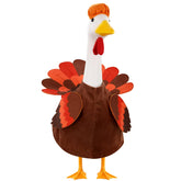 Aymolas disfraz pavo frontal mostrando colores otoñales y ajuste