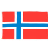 AZ FLAG bandera Noruega frontal mostrando colores vivos y diseño claro