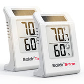BaldrTherm vista frontal con panel solar y alimentación continua