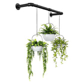 Bamworld vista frontal del macetero colgante que muestra su diseño resistente