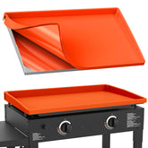 BANGIE vista frontal del tapete naranja mostrando ajuste perfecto y protección