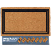 Barnyard Designs felpudo frontal de coir, aspecto natural y elegante
