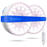 Barrina OG09 frontal pack mostrando diseño compacto y luz rosa-blanco, mejora crecimiento