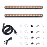Barrina pack frontal mostrando las dos barras LED y accesorios para instalación rápida