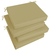 Basic Beyond cojín frontal mostrando color khaki y tamaño para confort