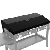 BBQration tapa frontal 36" instalada, protección contra lluvia